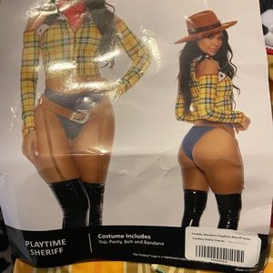 Brand new sexy woody sherif costume sz sm/md new with tags